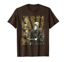 Load image into Gallery viewer, Aikido O Sensei T-shirt, Morihei Ueshiba Aikido Founder
