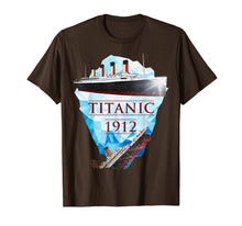 Load image into Gallery viewer, Vintage Titanic Tshirt Voyage RMS Titanic 1912 T-shirt
