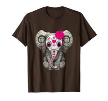 Load image into Gallery viewer, Dead Sugar Skull Elephant Funny Halloween Costume Gift Shirt
