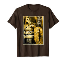 Load image into Gallery viewer, Mens Vintage Movie Poster T Shirt - Mummy Horror Movie Tee
