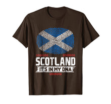 Load image into Gallery viewer, Scotland IT'S IN MY DNA Scottish Flag T-Shirt
