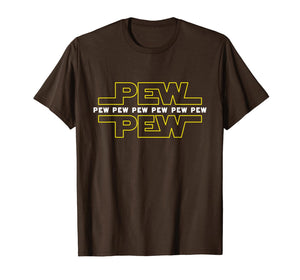 Pew Pew Wars | Funny Space Star Noises Science for Geek Gift T-Shirt-429041