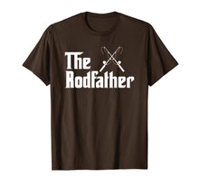 Load image into Gallery viewer, Mens The Rodfather Funny Fishing Fathers Day Gift Dad Grandpa T-Shirt-2324389
