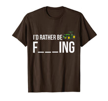 Load image into Gallery viewer, I'd Rather Be Farming T-Shirt Funny Farmer Gift Shirt
