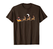 Load image into Gallery viewer, Christmas Penguin Riding Sled With Santa Hat Cute Funny Gift T-Shirt-1986845
