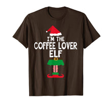 Load image into Gallery viewer, I'm The Coffee Lover Elf Family Matching Christmas Tshirt T-Shirt
