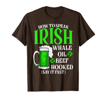 Load image into Gallery viewer, Funny Drinking Beer Gift St Patricks Day How To Speak Irish T-Shirt-534320
