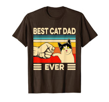 Load image into Gallery viewer, Best Cat Dad Ever T-Shirt Funny Cat Dad Father Vintage Gift T-Shirt-389615
