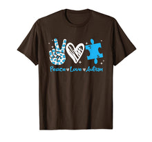 Load image into Gallery viewer, Peace - Love - Autism Shirt Autism Awareness gift T-Shirt-425770
