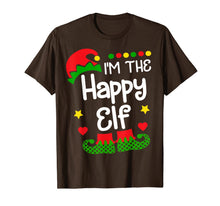 Load image into Gallery viewer, I'm The Happy Elf Shirt Christmas Family Elf Costume T-Shirt
