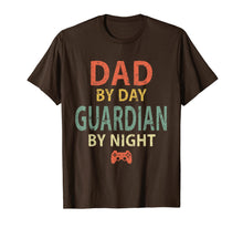 Load image into Gallery viewer, Mens Gamer Dad Shirt. Dad by Day Guardian By Night Gaming T-Shirt-88506
