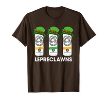 Load image into Gallery viewer, Lepreclawns Lucky Shamrock Drinking St Patrick's Day Claw T-Shirt-483449
