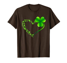 Load image into Gallery viewer, Turtle Heart Leaf Irish St. Patrick Day Clover Heart T-Shirt-257342
