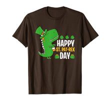 Load image into Gallery viewer, Happy St. Patrex Day - Funny Dino T-Rex Gift T-Shirt-2286212
