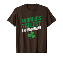 Load image into Gallery viewer, Funny Saint Patrick's Day Paddy's World's Tallest Leprechaun T-Shirt-595476
