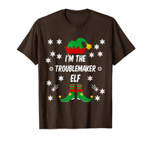 Load image into Gallery viewer, I'm The Troublemaker Elf Funny Family Matching Christmas T-Shirt-1999057

