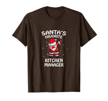 Load image into Gallery viewer, Santa's Favorite kitchen manager Christmas Pajama T-Shirt-2428890
