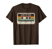Load image into Gallery viewer, Vintage Best of 1978 41st Birthday Cassette T-Shirt-591726
