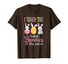 Load image into Gallery viewer, I Teach the Cutest Bunnies in the Patch Easter Teacher T-Shirt-633925
