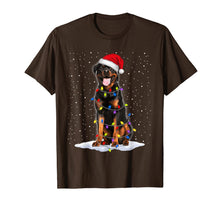 Load image into Gallery viewer, Rottweiler Santa Christmas Tree Lights Xmas Gifts T-Shirt-1250489
