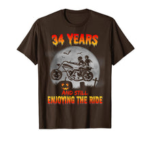 Load image into Gallery viewer, 34th Wedding Anniversary Gifts For Her/Him. Halloween Shirts T-Shirt

