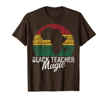 Load image into Gallery viewer, Black Teacher Magic Gift Pride History Month HBCU Educators T-Shirt-2265328
