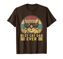 Load image into Gallery viewer, Vintage Best Cat Dad Ever Bump Fit T-Shirt-211274
