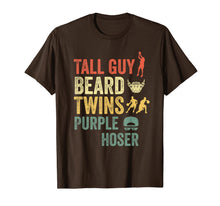 Load image into Gallery viewer, Perfect gift for kids dude-TALL GUY BEARD TWINS PURPLE HOSER T-Shirt-446879
