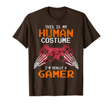 Load image into Gallery viewer, Halloween Gamer Video Games Human Costume Boys Teens Gift  T-Shirt
