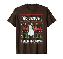 Load image into Gallery viewer, Go Jesus Its Your Birthday Ugly Christmas Xmas Gift Idea T-Shirt
