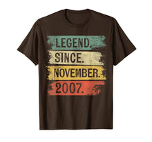Load image into Gallery viewer, Legend Since November 2007 12 Year Old 12th Birthday Gifts T-Shirt
