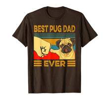 Load image into Gallery viewer, Best Pug Dad Ever Retro Vintage T-Shirt-297097
