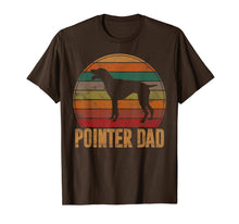 Load image into Gallery viewer, Retro Pointer Dad Gift Rott Dog Owner Pet Pointer Father T-Shirt-1757860
