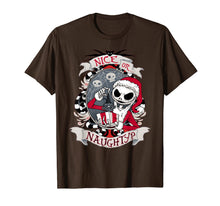 Load image into Gallery viewer, Nice or naughty Nightmare Before xmas scary gift T-Shirt
