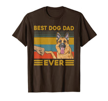 Load image into Gallery viewer, Best Dog Dad Ever German Shepherd Retro Vintage T-Shirt-585502

