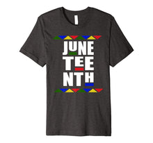 Load image into Gallery viewer, Juneteenth Independence Day Retro Celebration Premium T-Shirt
