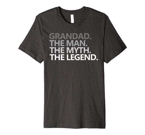 Mens GRANDAD Grandfather Birthday Gift Funny Father's Day T Shirt