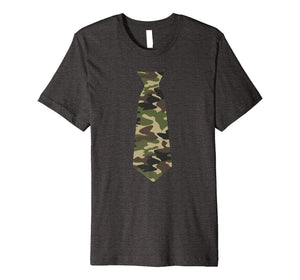 Formal shirt T shirt with tie on it