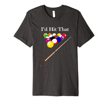 Load image into Gallery viewer, Funny Pool Hall Shark Billiards Player Hustler T-shirt
