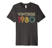 Load image into Gallery viewer, 1980 40th Birthday T Shirt Gift Vintage Classic Men Women
