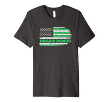 Load image into Gallery viewer, Organ Donor Awareness Kidney Transplant Distressed Flag Tees
