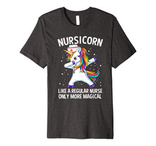 Load image into Gallery viewer, Dabbing Unicorn Nursicorn Funny Nurse Gift  Premium T-Shirt
