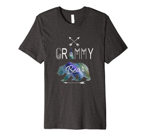 Grammy Bear TShirt Family Rustic Tribal Christmas Camping