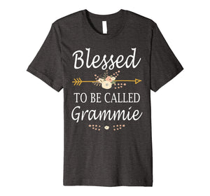 Blessed To Be Called Grammie Mothers Day Gifts Premium T-Shirt