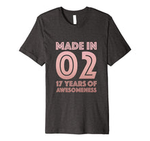 Load image into Gallery viewer, 17th Birthday Shirt Girl Age 17 Year Old Gift Teen Daughter
