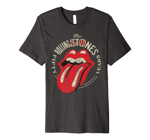 Mens The Rolling Stones 50th Anniversary Logo T-Shirt