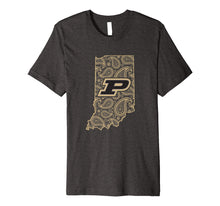 Load image into Gallery viewer, Purdue Boilermakers Paisley State T-Shirt - Apparel

