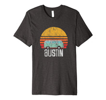 Load image into Gallery viewer, Austin, Texas - Vintage Hippie Van Road Trip T-Shirt
