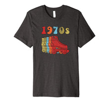 Load image into Gallery viewer, 70s Roller Skates Derby Disco Retro Vintage Tee Shirt
