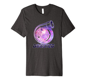 Funny Turbo Tuner Gear Head Shirt - Galaxy Boosted Turbo tee